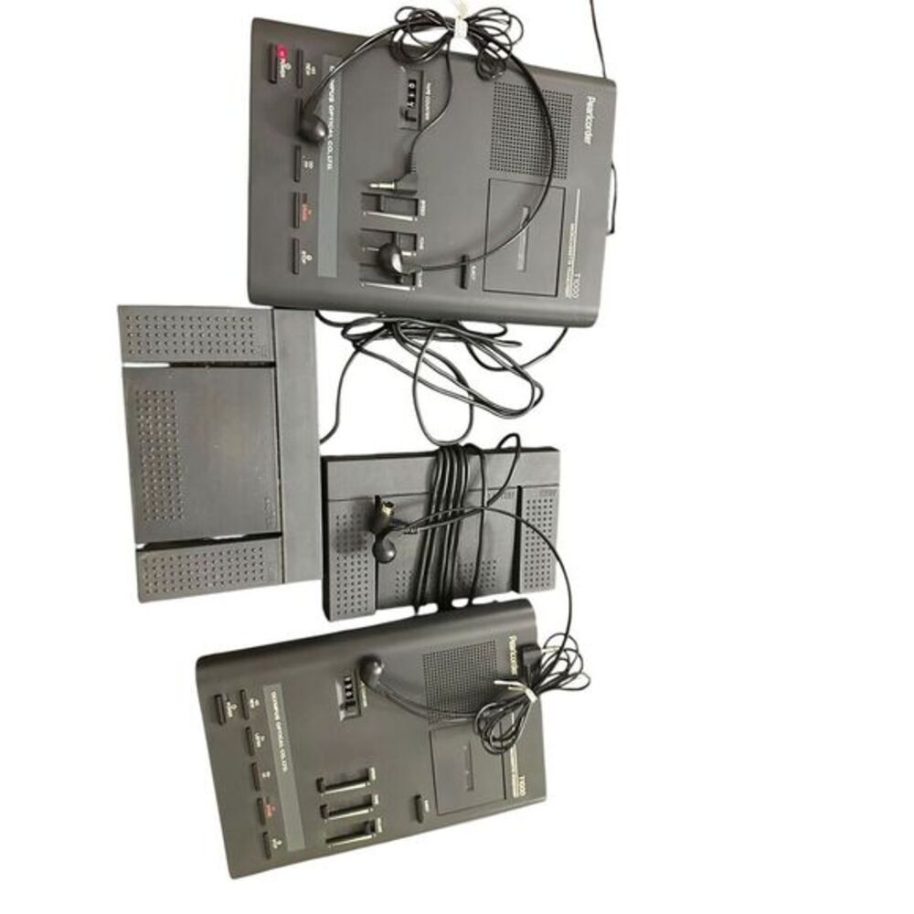 Olympus Optics Co, Pearlcorder T1000 Microcassette Transcriber‎ With Foot Pedal